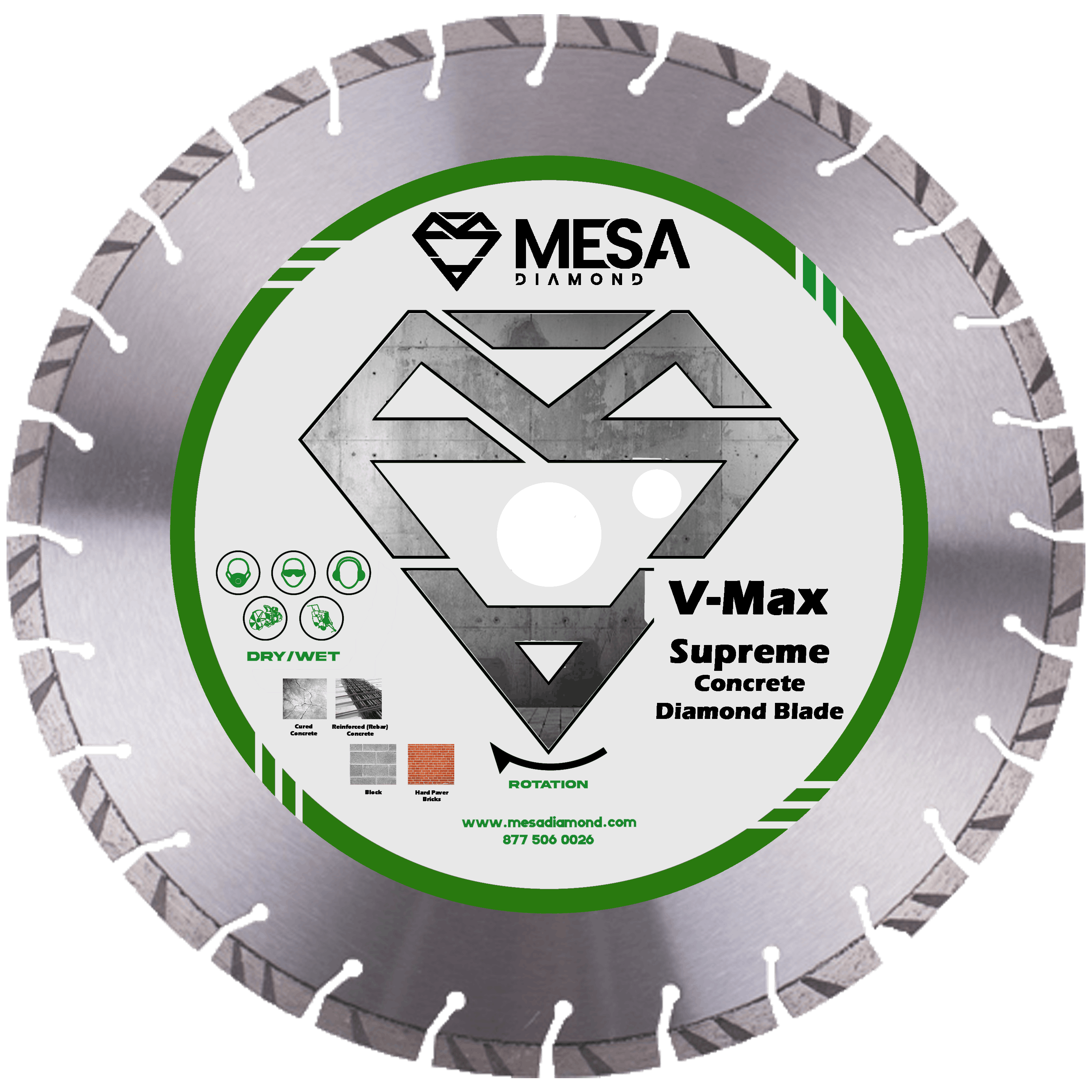LAVA “PRIME CUTS” V-Max Supreme Concrete Saw Blade 12 in | Mesa Diamond