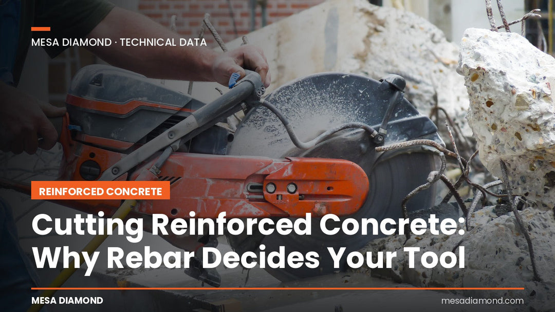 Cutting reinforced concrete — rebar density and diamond wire selection CSS vs SMV