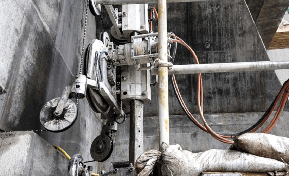 How Concrete Wire Sawing Works? - Mesa Diamond
