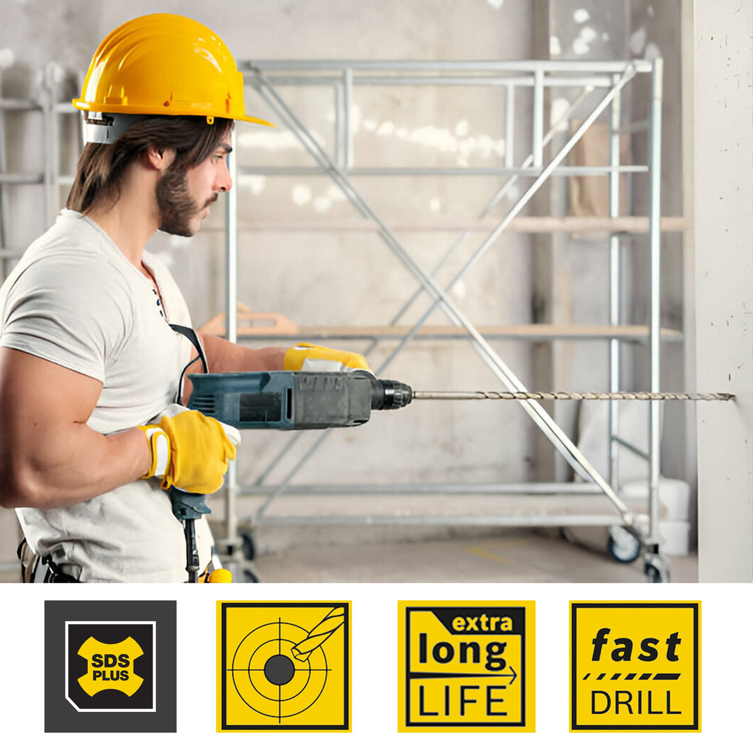 Cutter SDS PLUS Carbide High Impact Rotary Hammer Drill Bit