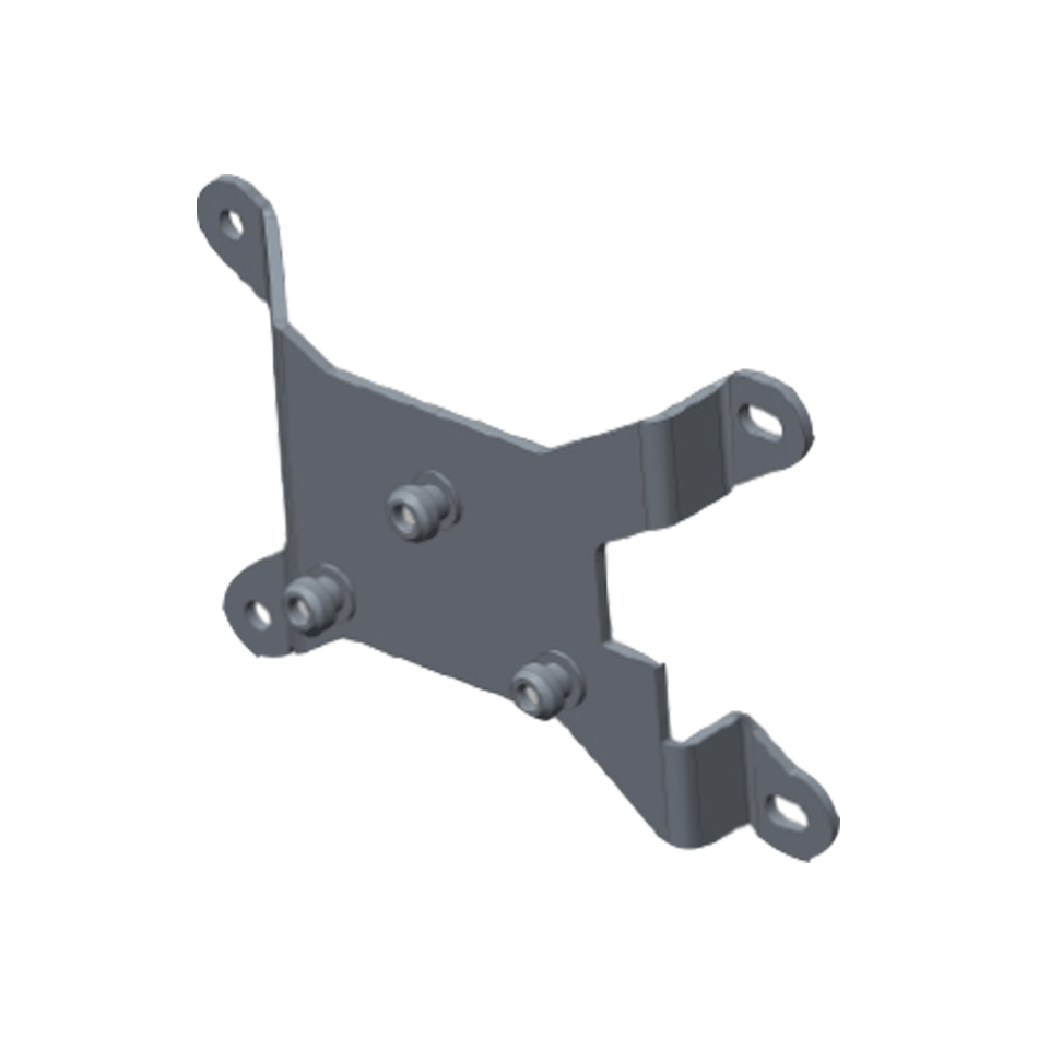EURODIMA steel adapter plate for mounting an H-version blade guard on the WS20H wall saw head