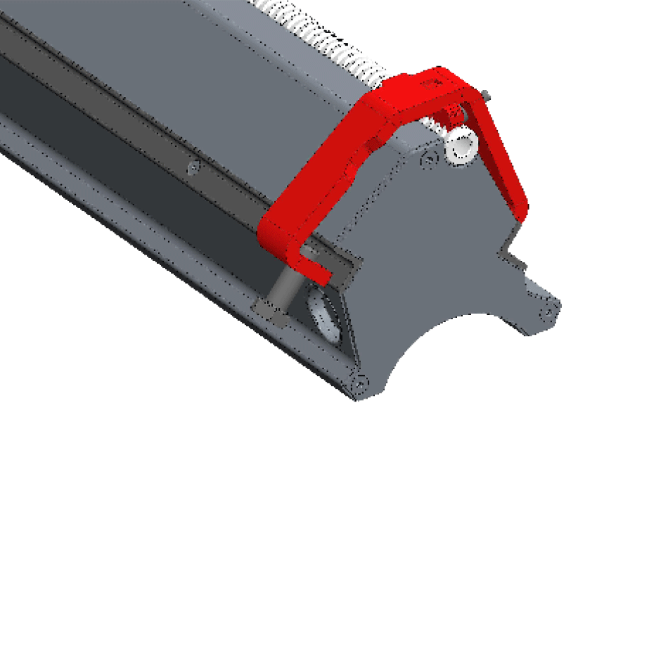 Eurodima Guide Rail Stop WS20 for wall saw rail mounting