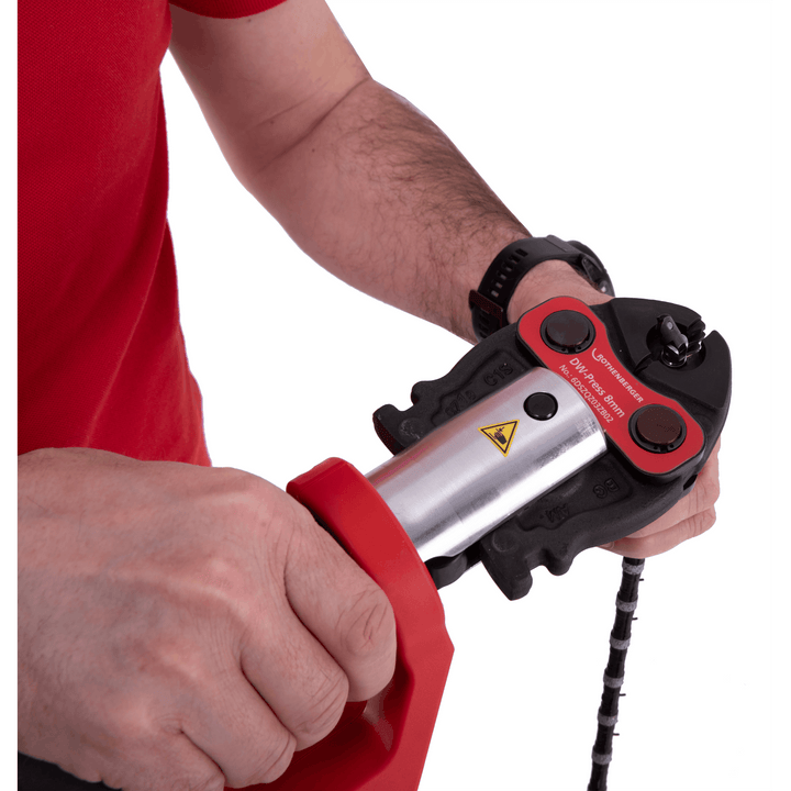 Mesa Diamond Battery Powered Hydraulic Crimping Tool for Diamond Wire for diamond wire assembly and crimping