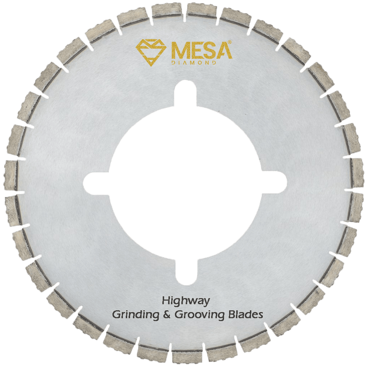 Mesa Diamond Highway Grinding &amp; Grooving Blades for asphalt and green concrete cutting