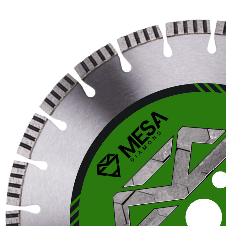 Premium Turbo Segment Concrete Diamond Blade – Mesa Diamond concrete diamond saw blade for cutting cured and reinforced