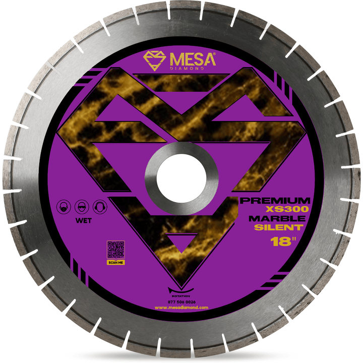 Mesa Diamond Silent Core Marble Bridge Saw Blade XS300 – marble diamond blade 60mm for marble cutting