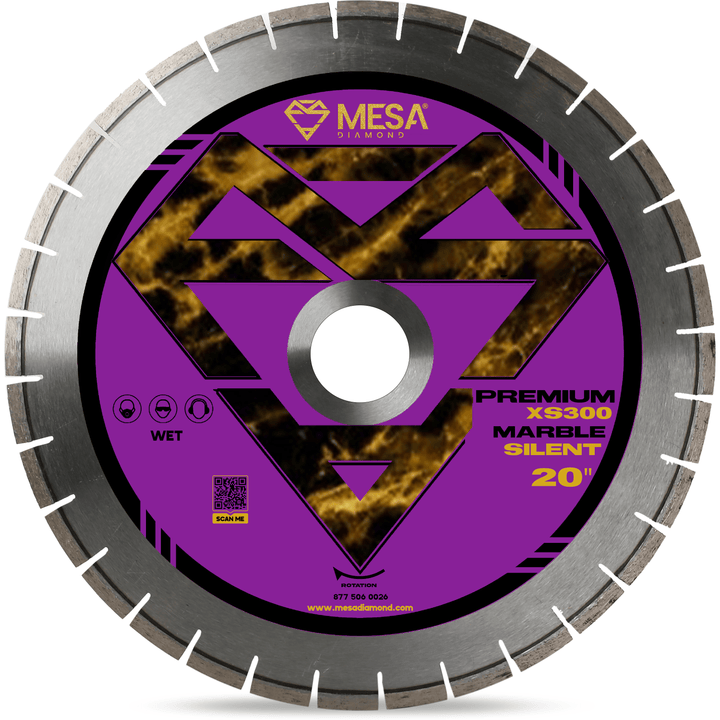 Mesa Diamond Silent Core Marble Bridge Saw Blade XS300 for marble cutting