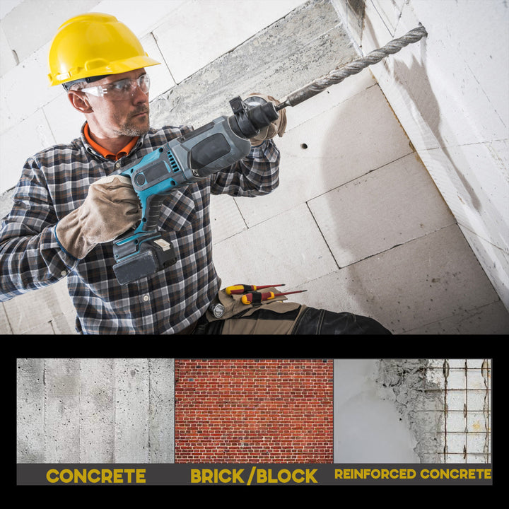 4 CUTTER SDS MAX Masonry Drill BitMESA DIAMOND®4SDSMAX12131/2 in (12mm)1/2 in (12mm)13 in