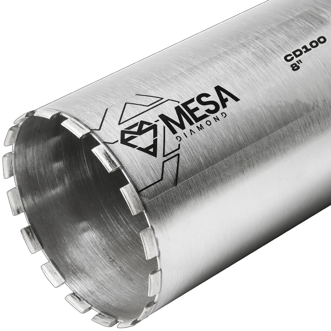 Diamond Core Drill Bit CD100Diamond Core Drill BitsMESA DIAMOND ®MS8CD100-188″8″18''
