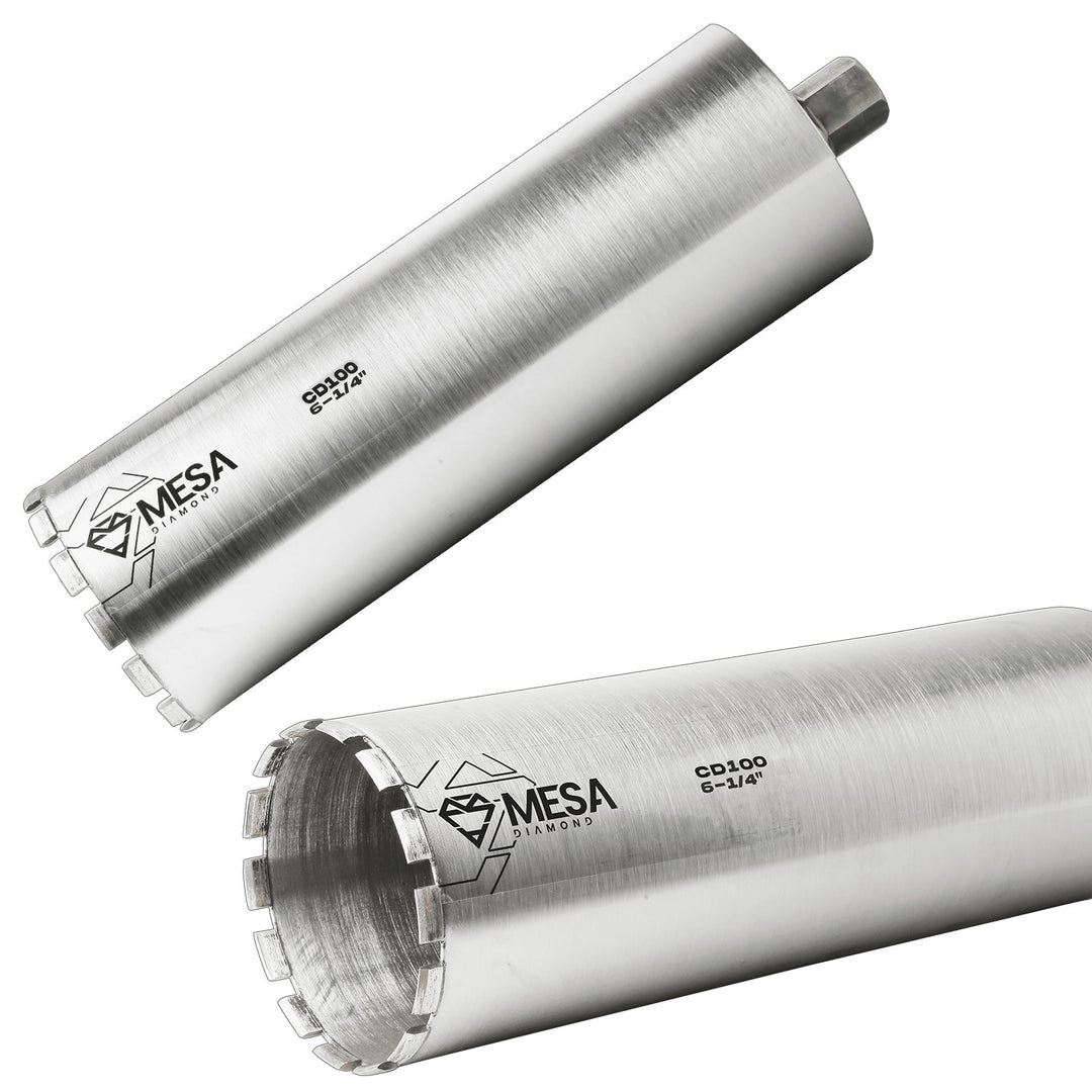Diamond Core Drill Bit CD100Diamond Core Drill BitsMESA DIAMOND ®MS614CD100-186-1/4″6-1/4″18''