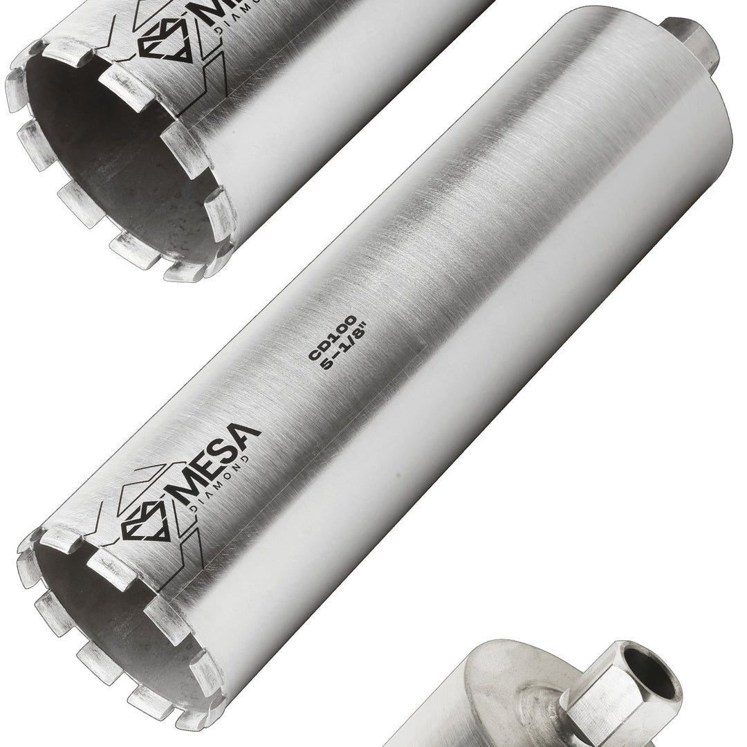 Diamond Core Drill Bit CD100Diamond Core Drill BitsMESA DIAMOND ®MS518CD100-135-1/8″5-1/8″13''