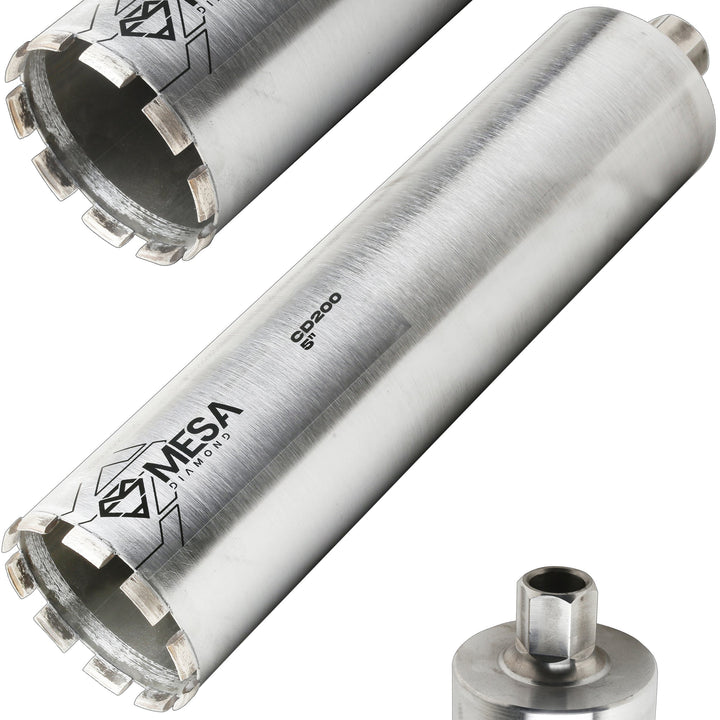 Diamond Core Drill Bit PRO CD200Diamond Core Drill BitsMesa DiamondMS5CD200-185″5″18''