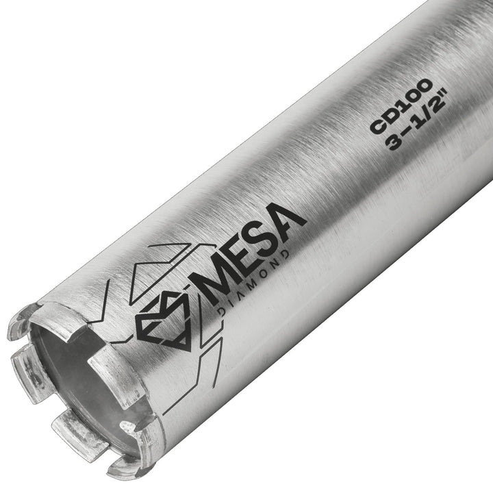 Mesa Diamond Core Drill Bit CD100 diamond core drill bit 3-1/2" x 13" for concrete core drilling