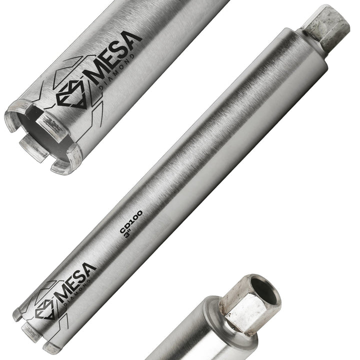 Mesa Diamond Core Drill Bit CD100 diamond core drill bit 3" x 18" for concrete core drilling
