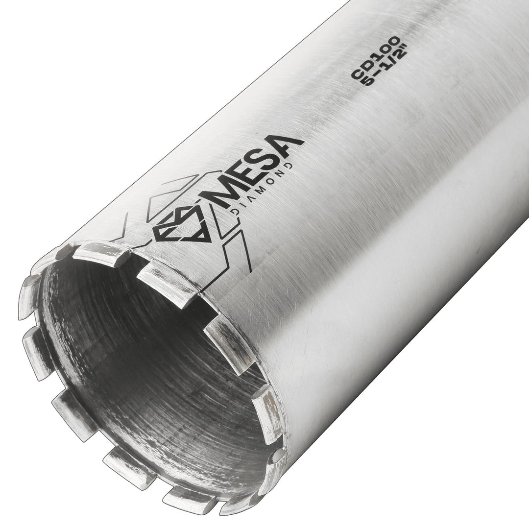 Mesa Diamond Core Drill Bit CD100 diamond core drill bit 5-1/2" x 13" for concrete core drilling
