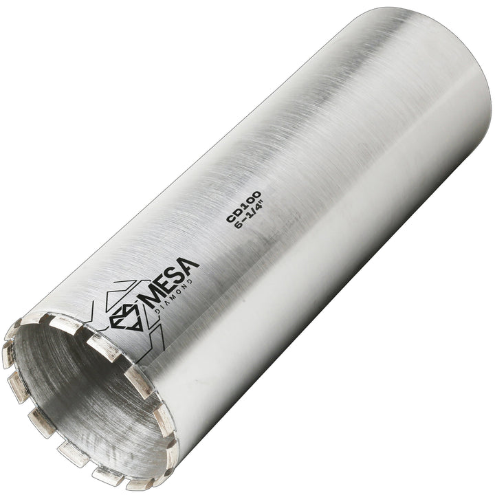 Mesa Diamond Core Drill Bit CD100 diamond core drill bit 6-1/4" x 18" for concrete core drilling