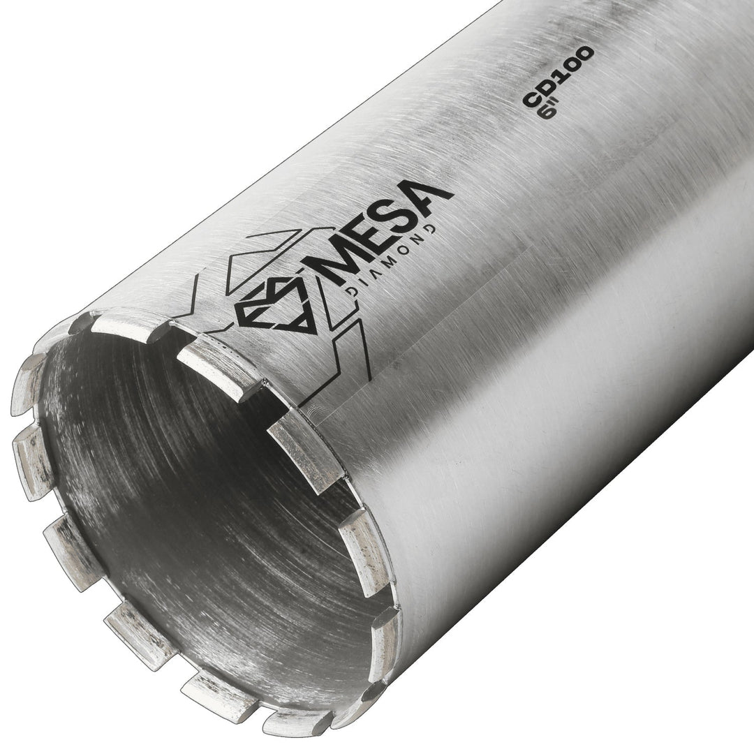 Mesa Diamond Core Drill Bit CD100 diamond core drill bit 6" x 13" for concrete core drilling