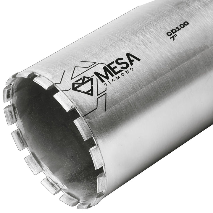 Mesa Diamond Core Drill Bit CD100 diamond core drill bit 7" x 13" for concrete core drilling