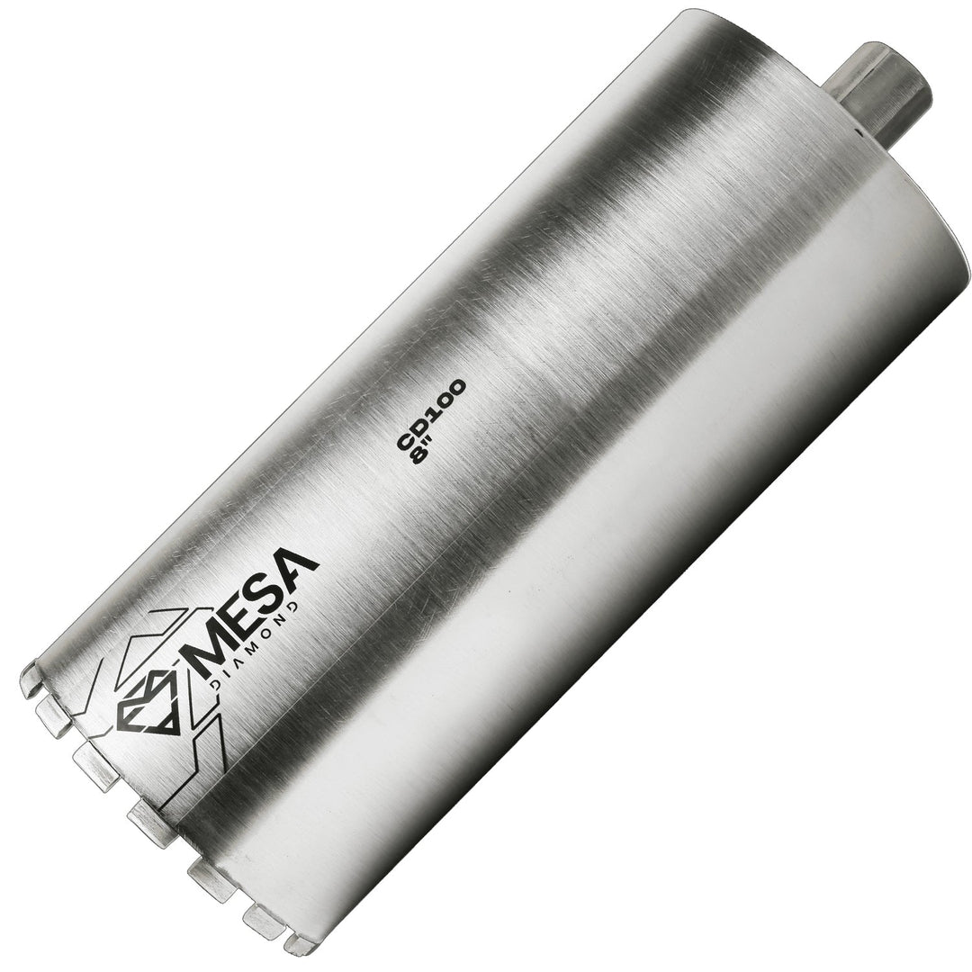 Mesa Diamond Core Drill Bit CD100 diamond core drill bit 8" x 18" for concrete core drilling
