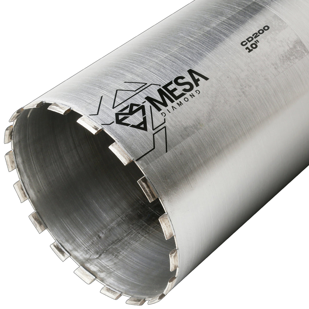 Mesa Diamond Core Drill Bit PRO CD200 diamond core drill bit 10" x 13" for concrete core drilling