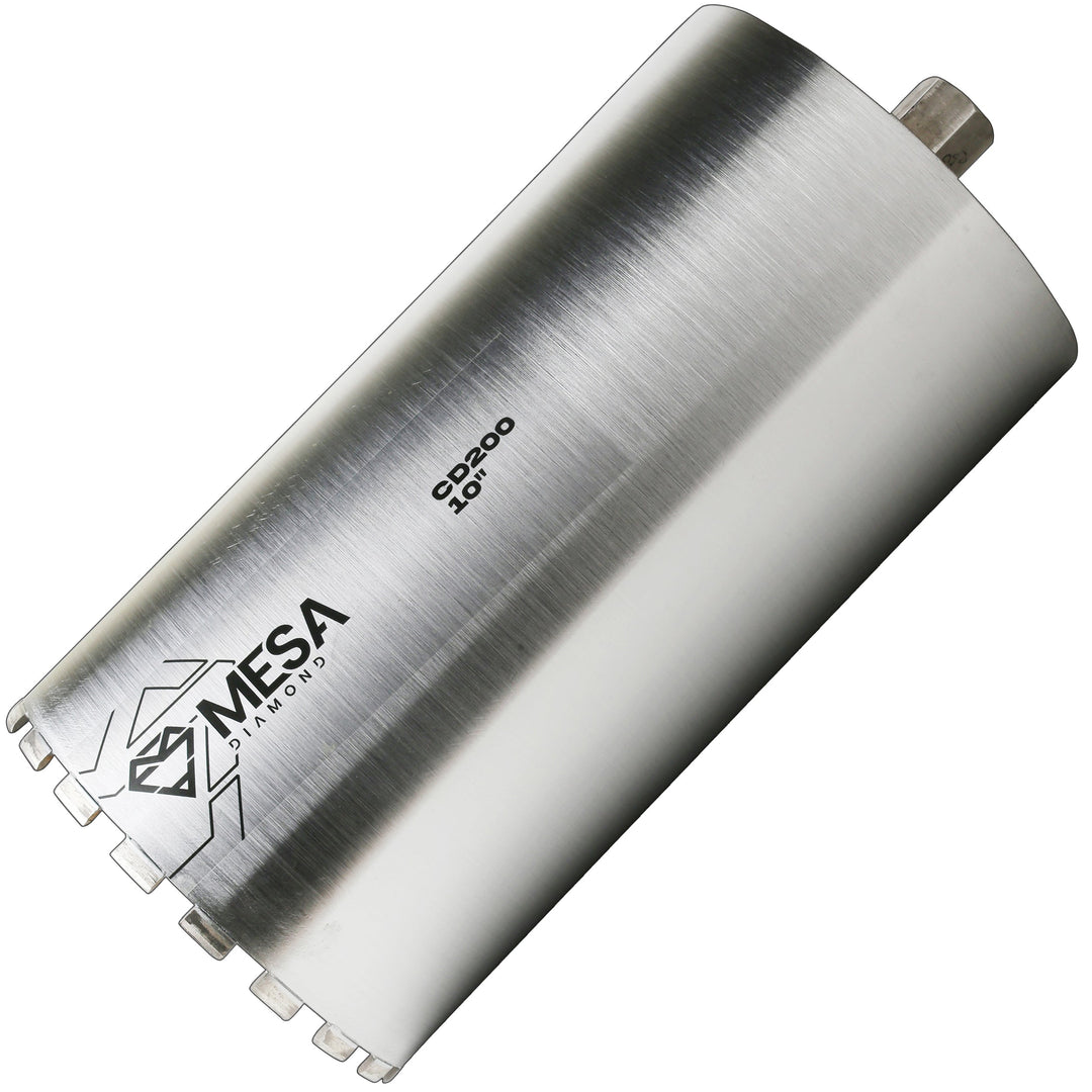 Mesa Diamond Core Drill Bit PRO CD200 diamond core drill bit 10" x 18" for concrete core drilling