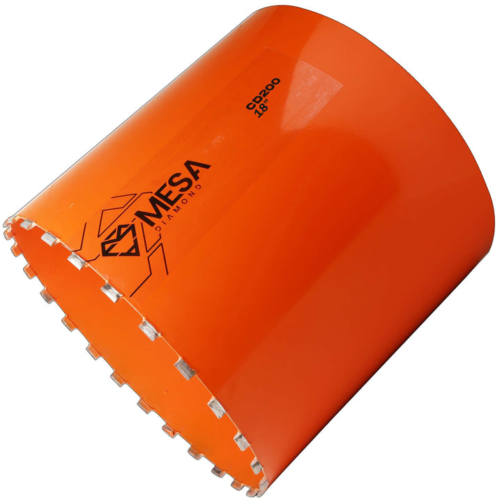 Mesa Diamond Core Drill Bit PRO CD200 diamond core drill bit 18" x 13" for concrete core drilling