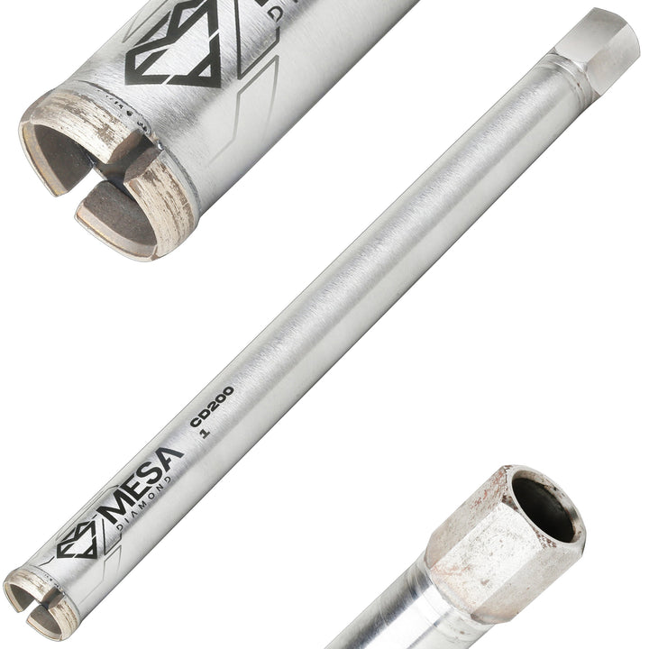 Mesa Diamond Core Drill Bit PRO CD200 diamond core drill bit 1" x 13" for concrete core drilling