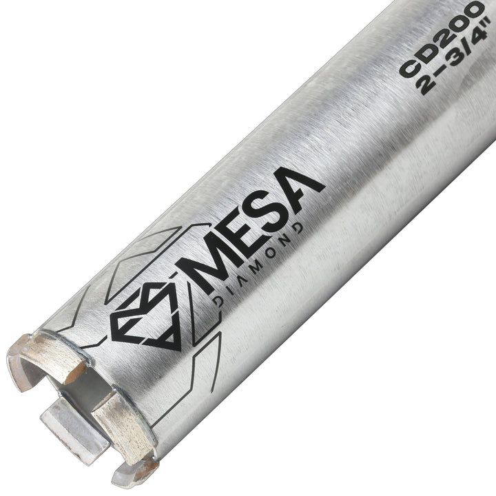 Mesa Diamond Core Drill Bit PRO CD200 diamond core drill bit 2-3/4" x 13" for concrete core drilling