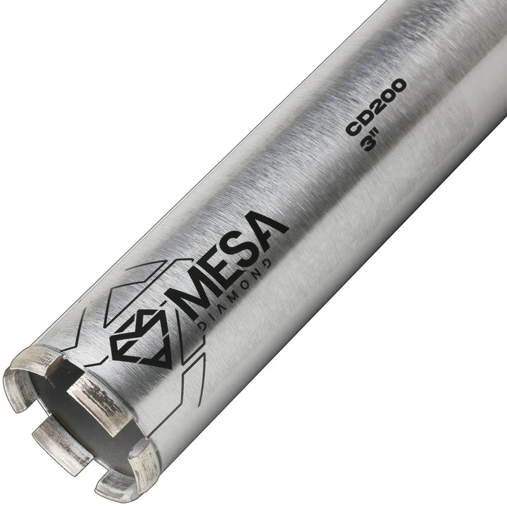 Mesa Diamond Core Drill Bit PRO CD200 diamond core drill bit 3" x 13" for concrete core drilling