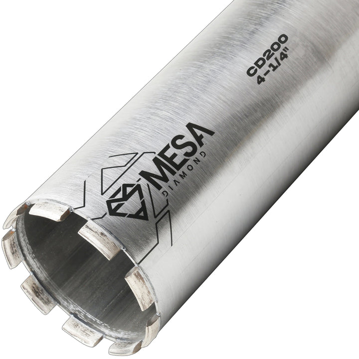 Mesa Diamond Core Drill Bit PRO CD200 diamond core drill bit 4-1/4" x 18" for concrete core drilling