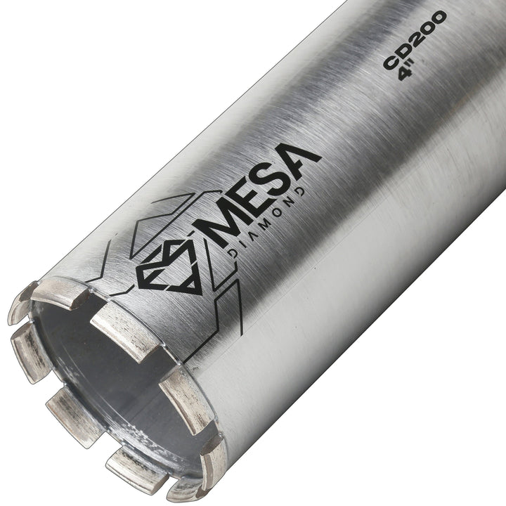 Mesa Diamond Core Drill Bit PRO CD200 diamond core drill bit 4" x 13" for concrete core drilling
