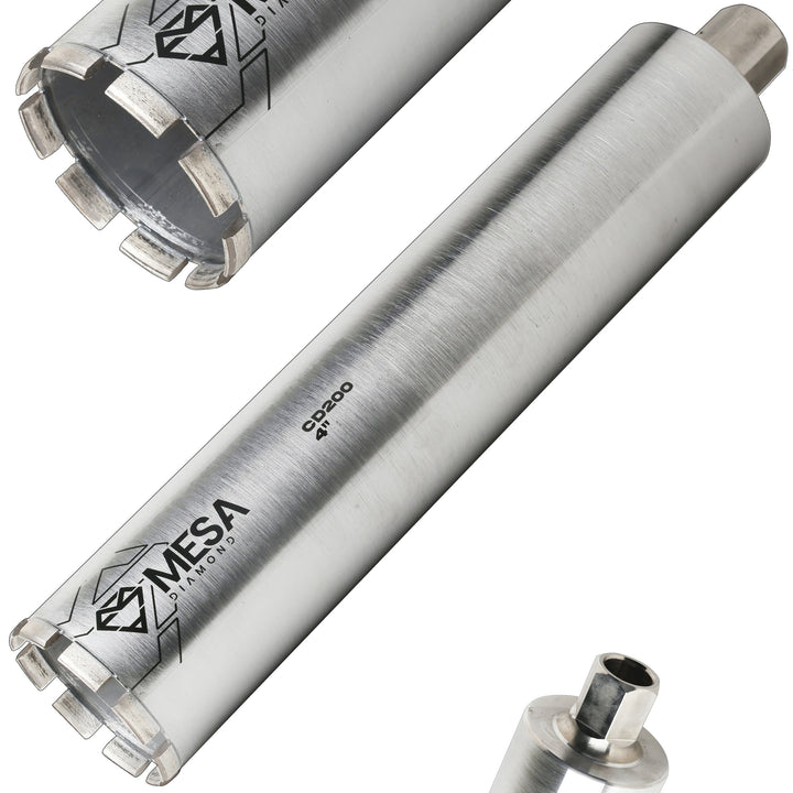 Mesa Diamond Core Drill Bit PRO CD200 diamond core drill bit 4" x 18" for concrete core drilling