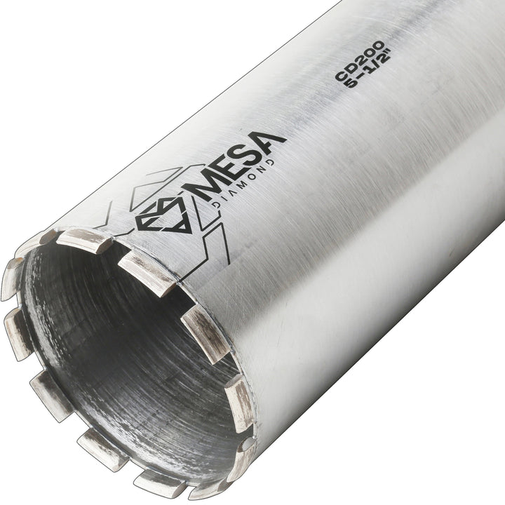 Mesa Diamond Core Drill Bit PRO CD200 diamond core drill bit 5-1/2" x 13" for concrete core drilling