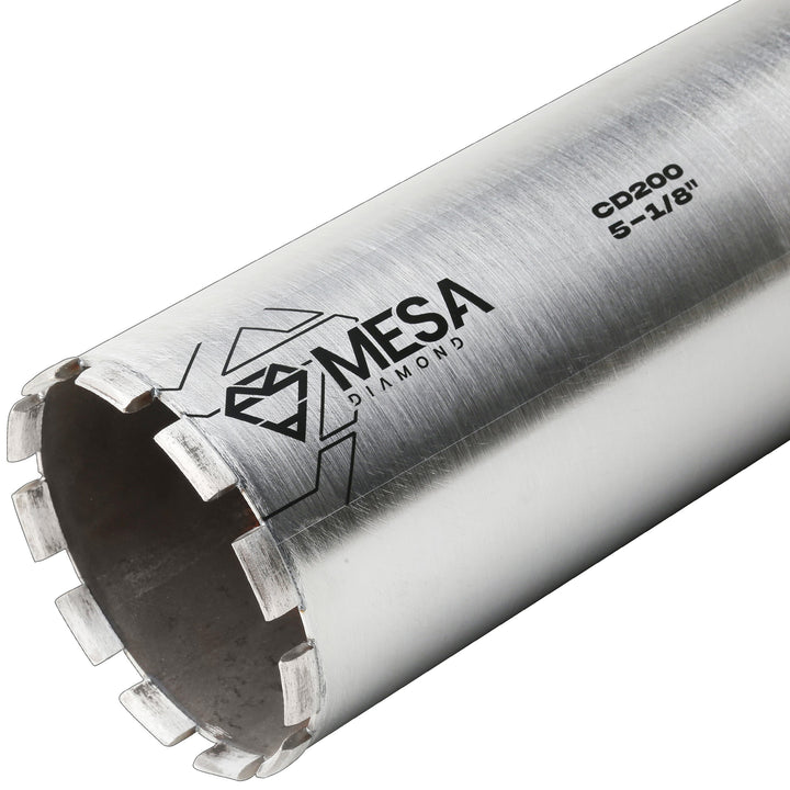 Mesa Diamond Core Drill Bit PRO CD200 diamond core drill bit 5-1/8" x 13" for concrete core drilling