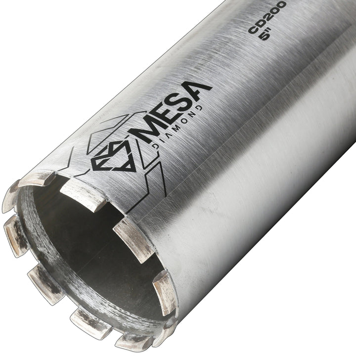 Mesa Diamond Core Drill Bit PRO CD200 diamond core drill bit 5" x 13" for concrete core drilling