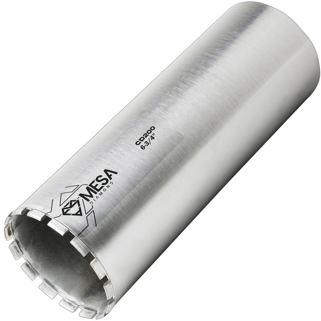 Mesa Diamond Core Drill Bit PRO CD200 diamond core drill bit 6-3/4" x 13" for concrete core drilling
