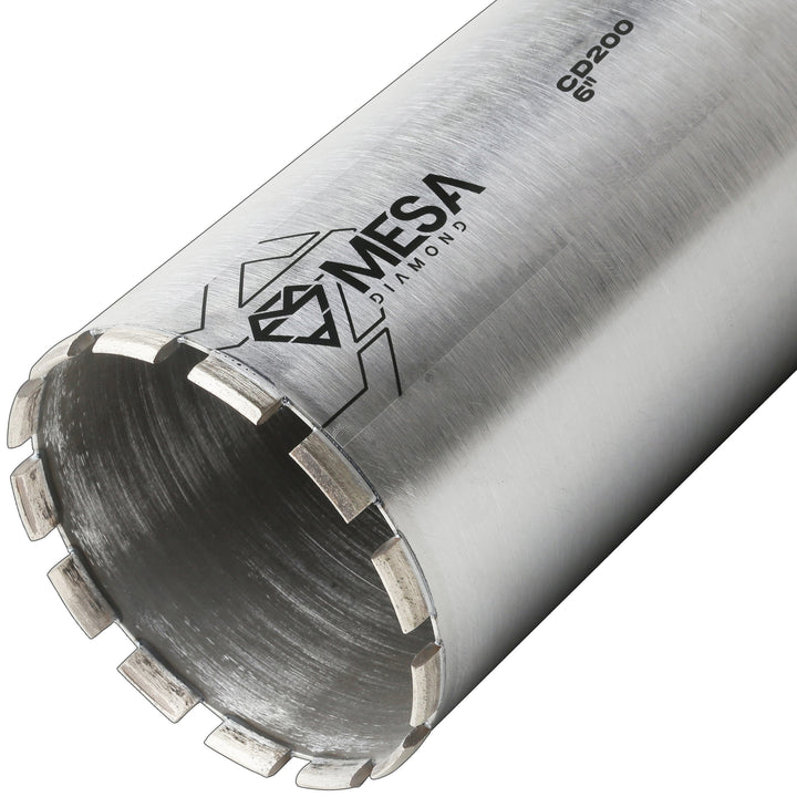 Mesa Diamond Core Drill Bit PRO CD200 diamond core drill bit 6" x 13" for concrete core drilling