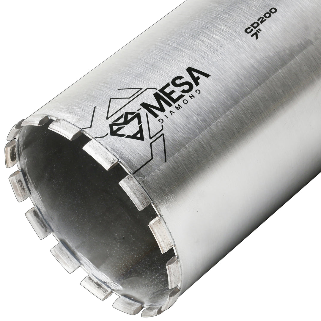 Mesa Diamond Core Drill Bit PRO CD200 diamond core drill bit 7" x 13" for concrete core drilling