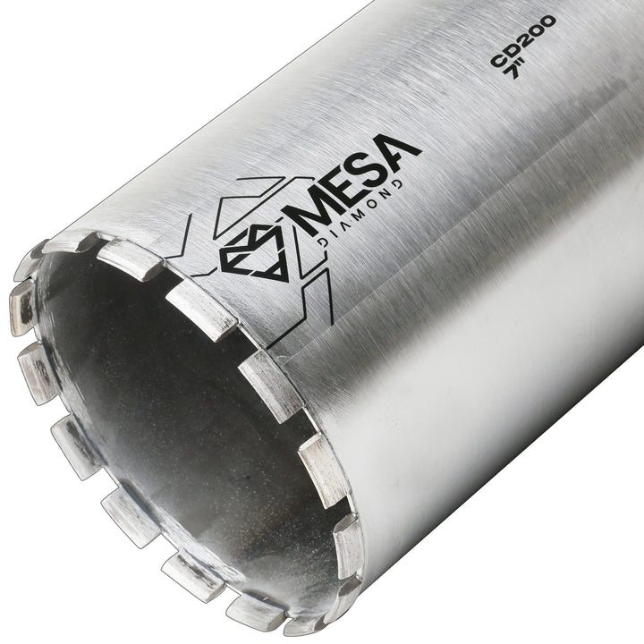 Mesa Diamond Core Drill Bit PRO CD200 diamond core drill bit 7" x 13" for concrete core drilling