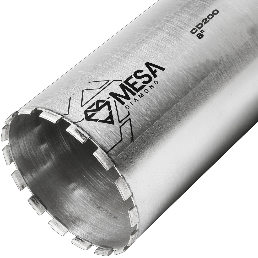 Mesa Diamond Core Drill Bit PRO CD200 diamond core drill bit 8" x 13" for concrete core drilling