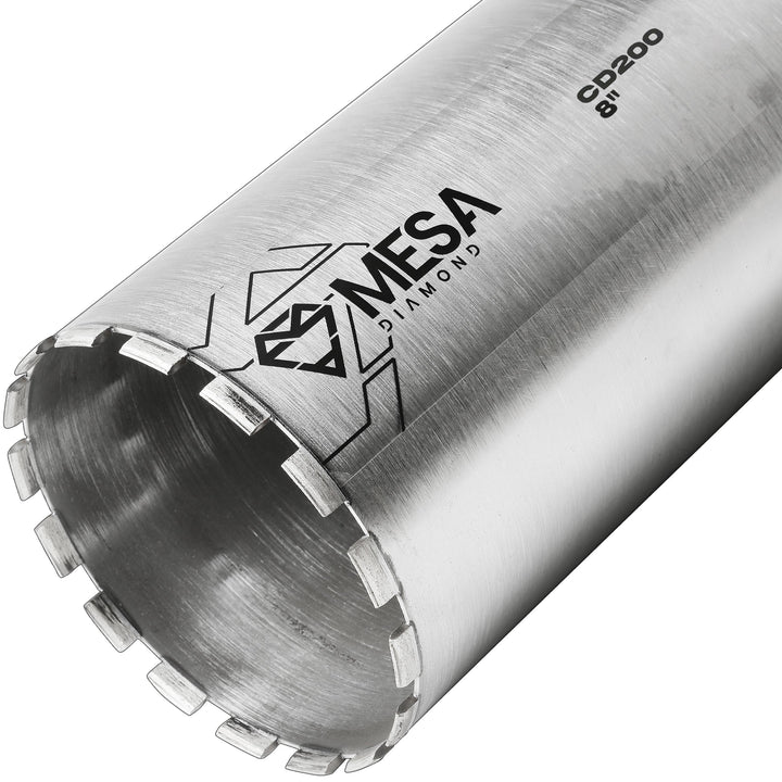 Mesa Diamond Core Drill Bit PRO CD200 diamond core drill bit 8" x 13" for concrete core drilling