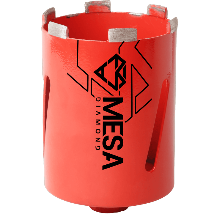 Mesa Diamond Dry Core Drill Bits diamond core drill bit 5 7/32 in x 132mm for concrete core drilling