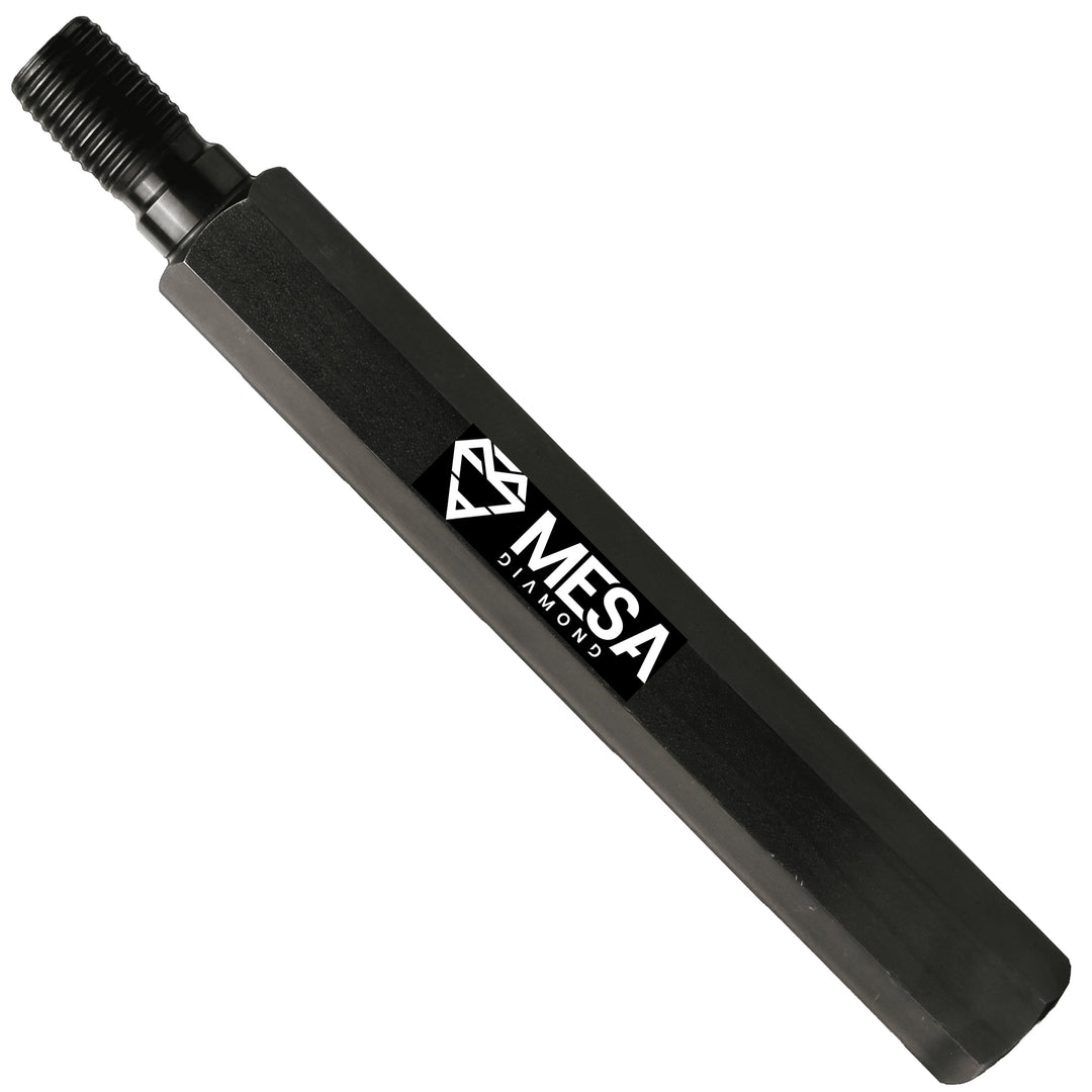 Mesa Diamond Extensions for Core Drill Bits for extending core drill bit reach
