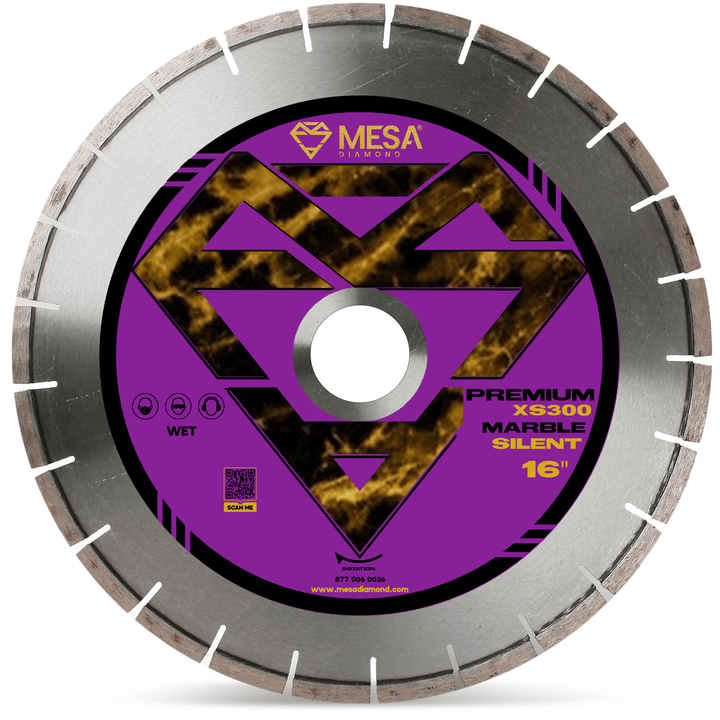 Mesa Diamond Silent Core Marble Bridge Saw Blade XS300 marble diamond blade 400mm x 16 in for marble cutting