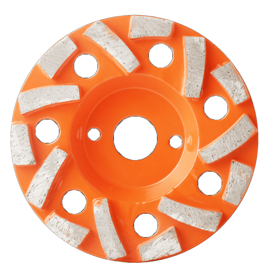 Mesa Diamond Turbo Row Grinding Wheel TR100 – heavy duty diamond grinding cup wheel for surface grinding and coating removal