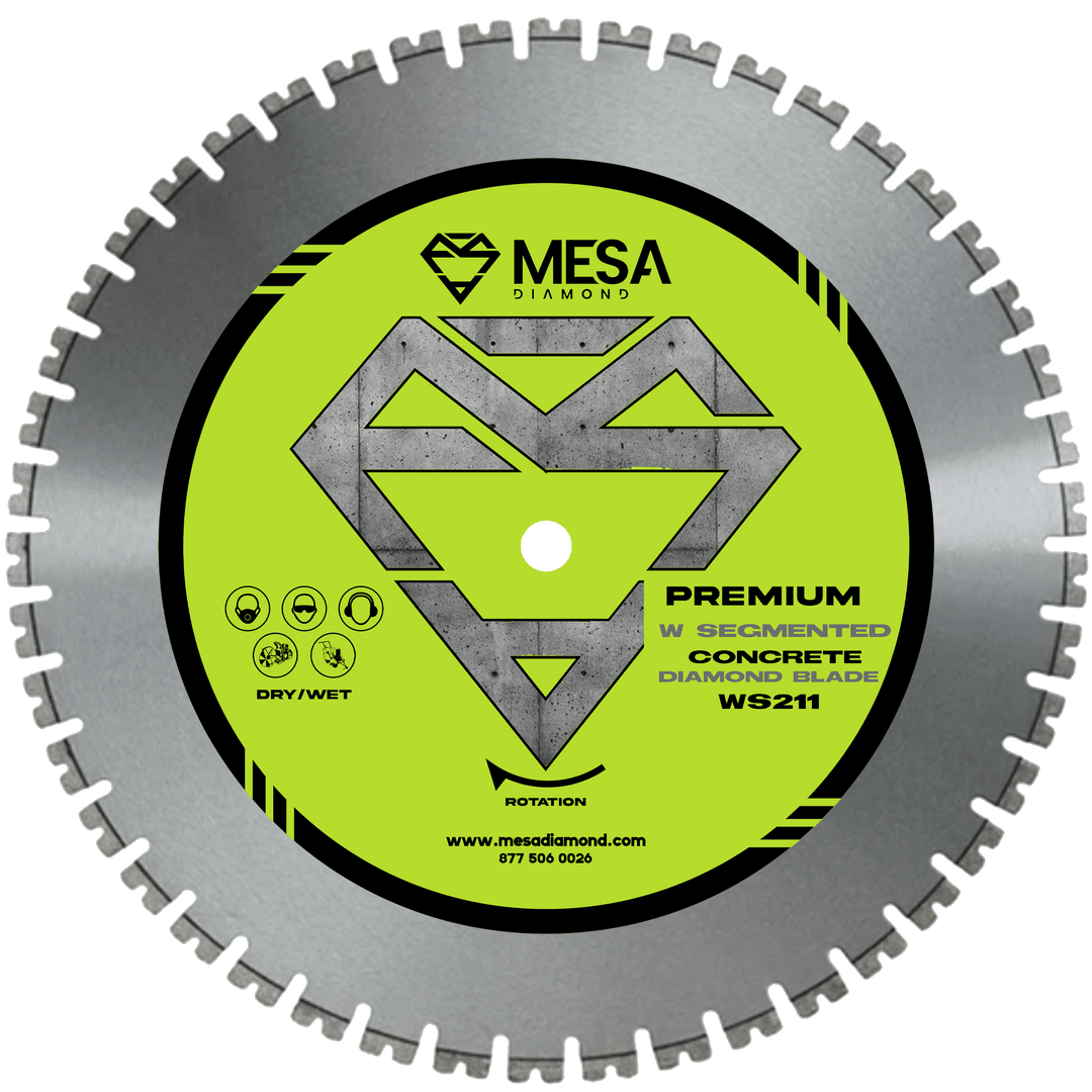 Mesa Diamond W Segmented Concrete Diamond Blade WS211 – concrete diamond saw blade 18 inch