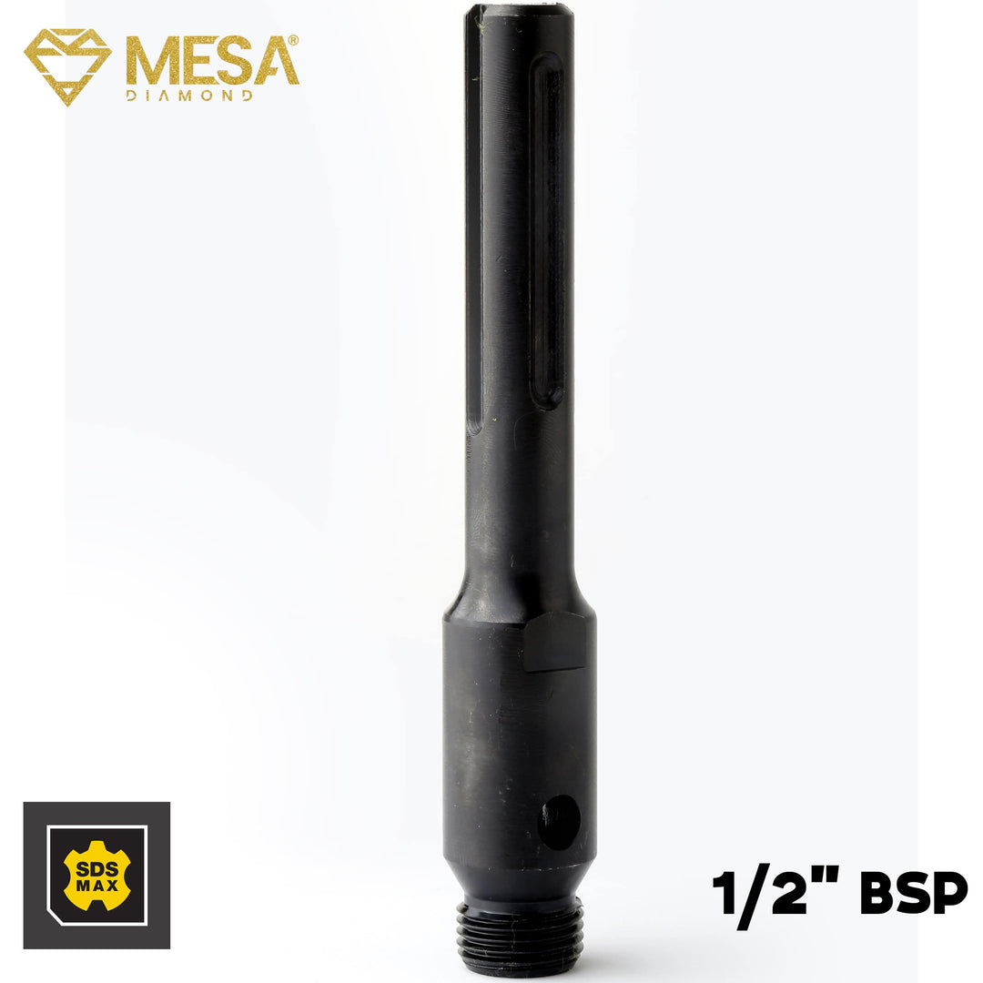SDS MAX or SDS PLUS to 1/2" BSP ADAPTERAdaptersMESA DIAMOND®MS12BSP6MAXSDS MAXSDS MAX6 in