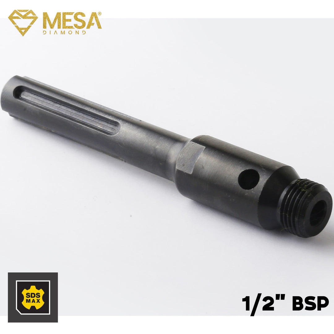 SDS MAX or SDS PLUS to 1/2" BSP ADAPTERAdaptersMESA DIAMOND®MS12BSP6MAXSDS MAXSDS MAX6 in