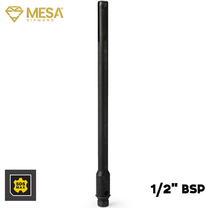 SDS MAX or SDS PLUS to 1/2" BSP ADAPTERAdaptersMESA DIAMOND®MS12BSP14MAXSDS MAXSDS MAX14 in