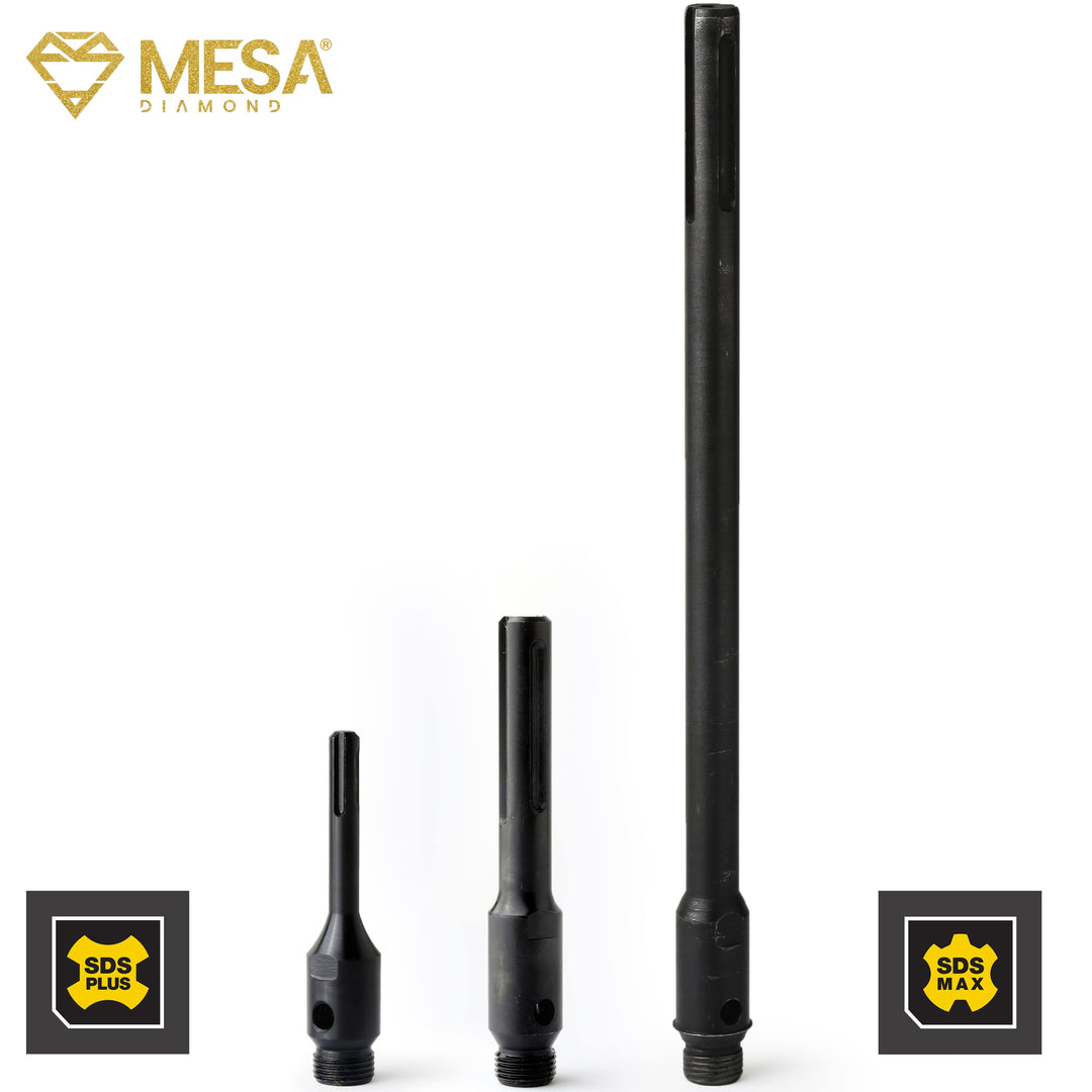 SDS MAX or SDS PLUS to 1/2" BSP ADAPTERAdaptersMESA DIAMOND®MS12BSP14MAXSDS MAXSDS MAX14 in